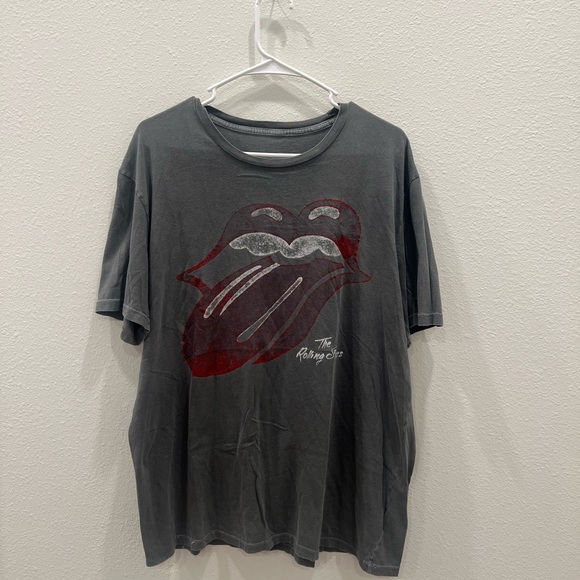 The Rolling Stones Charcoal Tee with Red Logo Men’s XL - Picture 2 of 6